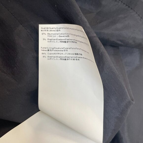 Hugo Boss Dinoma Sheath Dress 4 Blue Gray Watercolor Floral Sleeveless Cotton - Picture 15 of 15